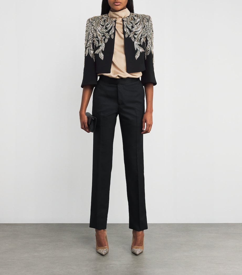 Embellished Versailles Cropped Jacket 2033 LIQURC S G BDNG Image 2