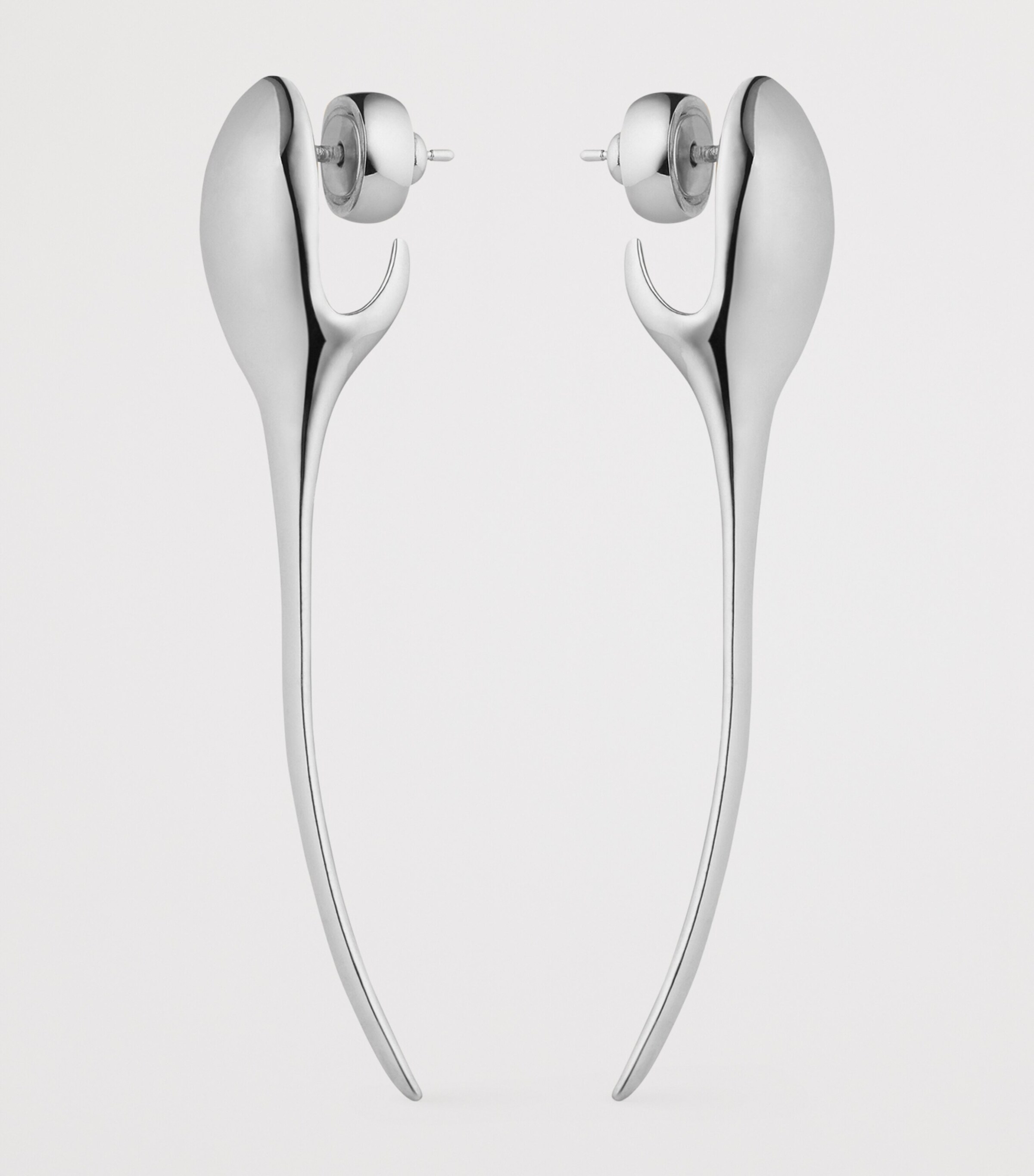 Spike Earrings SILVERY Image 4