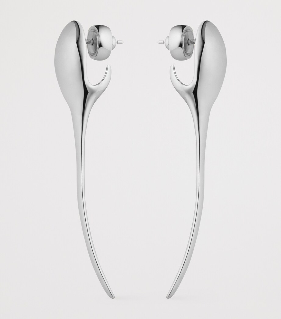 Spike Earrings SILVERY Image 4