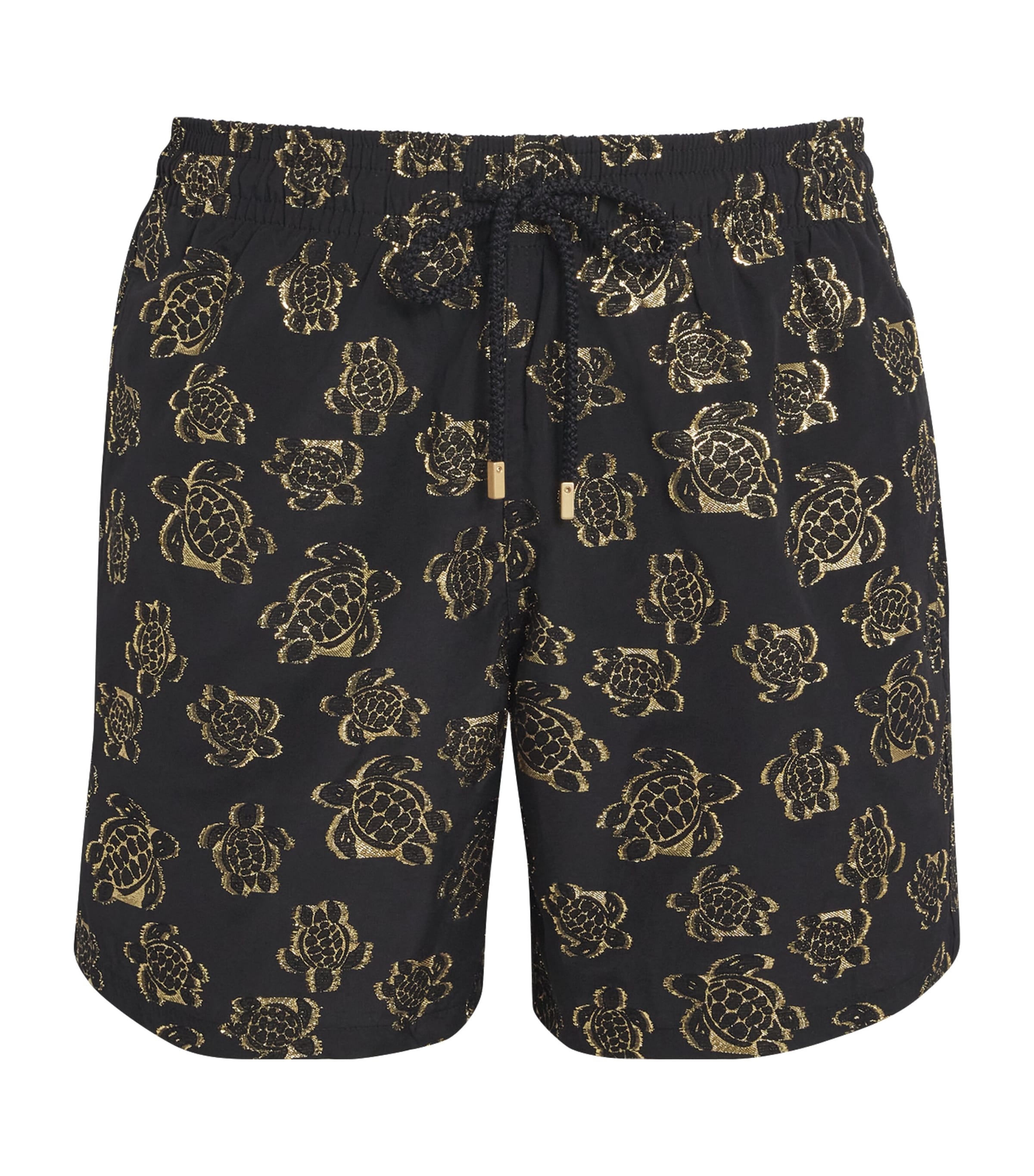 Embroidered Ronde Des Tortues Swim Shorts 990-NOIR Image 1