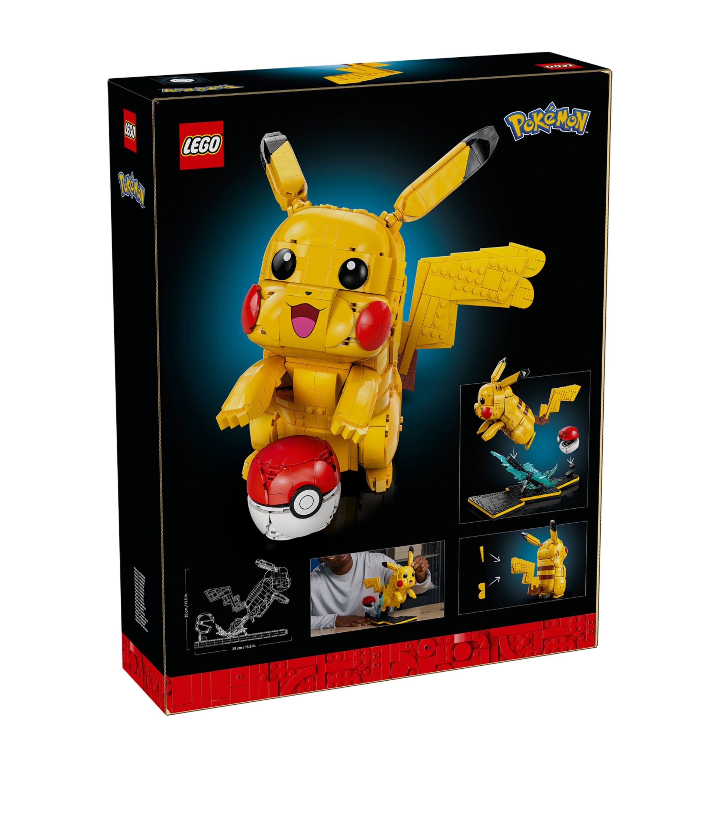 Lego Pokémon Pikachu and Poké Ball Model Kit 72152 Image 2
