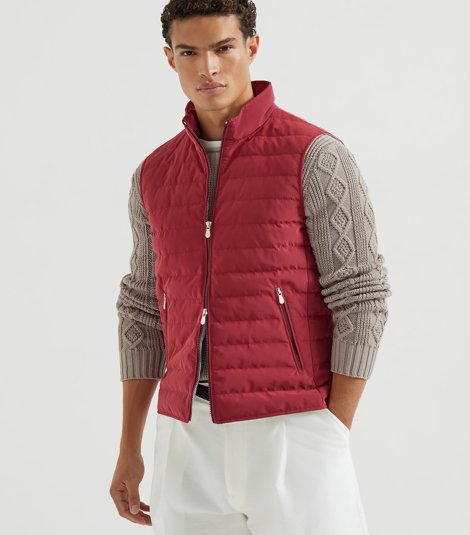 Brunello Cucinelli Mens Water-Resistant Gilet Image 3