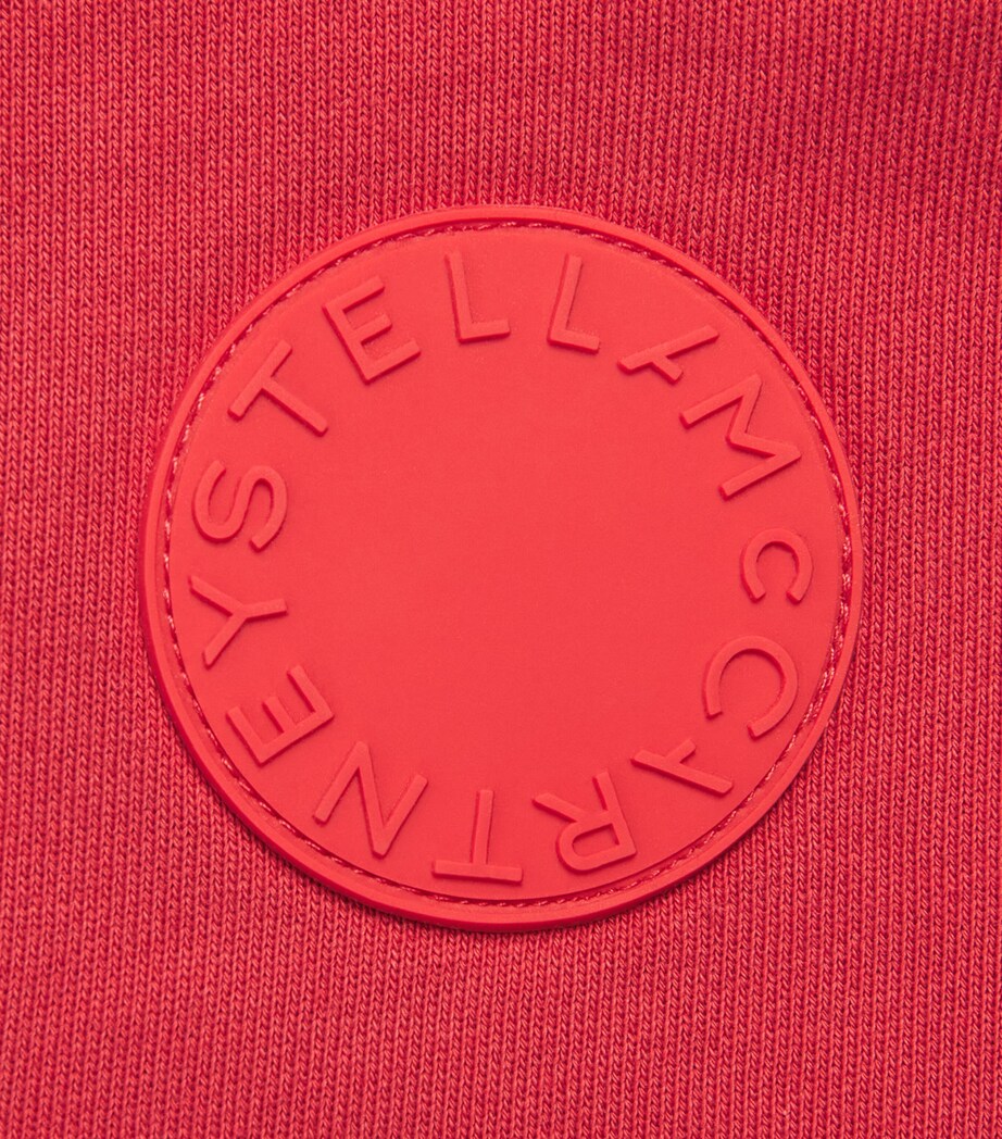 Stella McCartney Kids Cotton Sweatpants (3-14 Years) Red Image 2