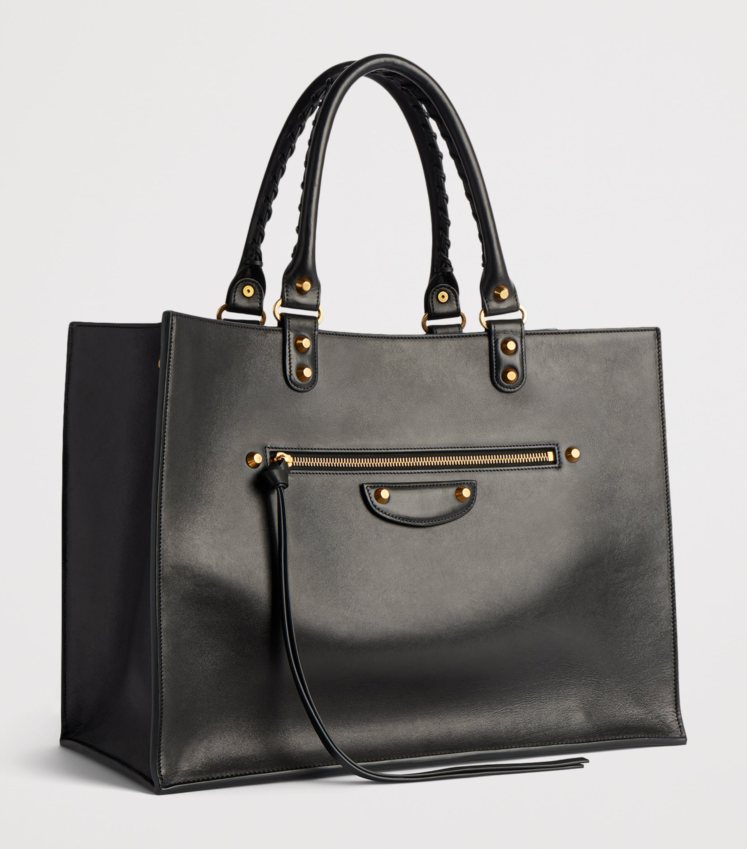 Balenciaga Large Leather Le City Tote Bag Image 4