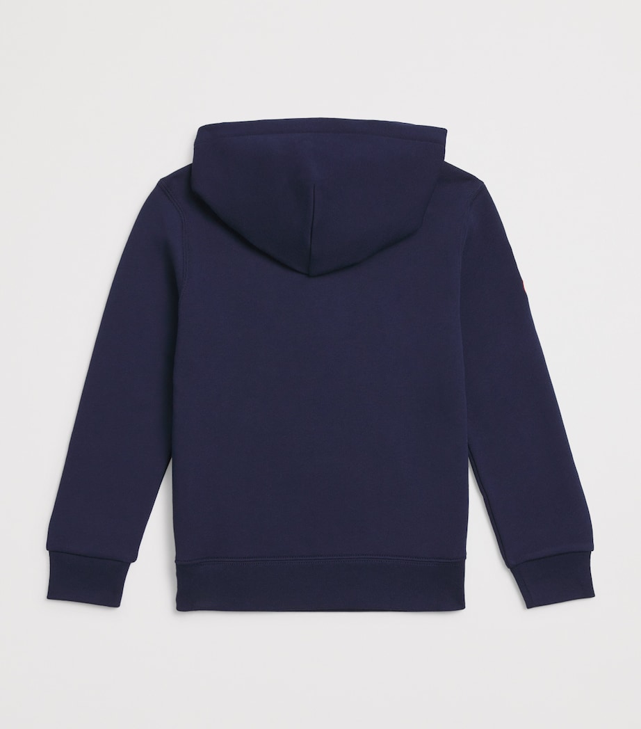 Cotton-Blend XL Polo Pony Hoodie (6-14 Years) NAVY Image 2