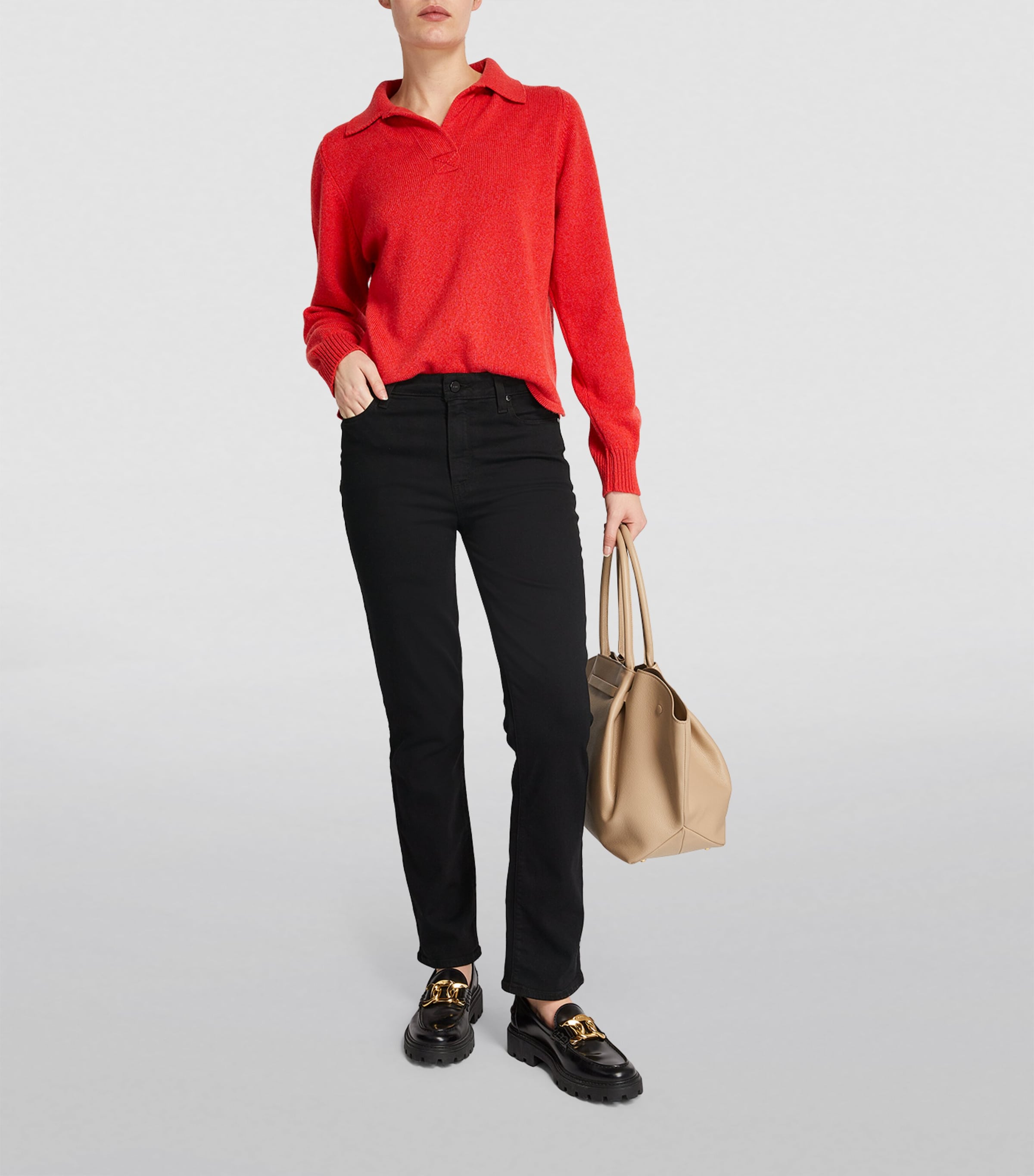 Cindy High-Rise Straight Jeans BLACK SHADOW Image 2