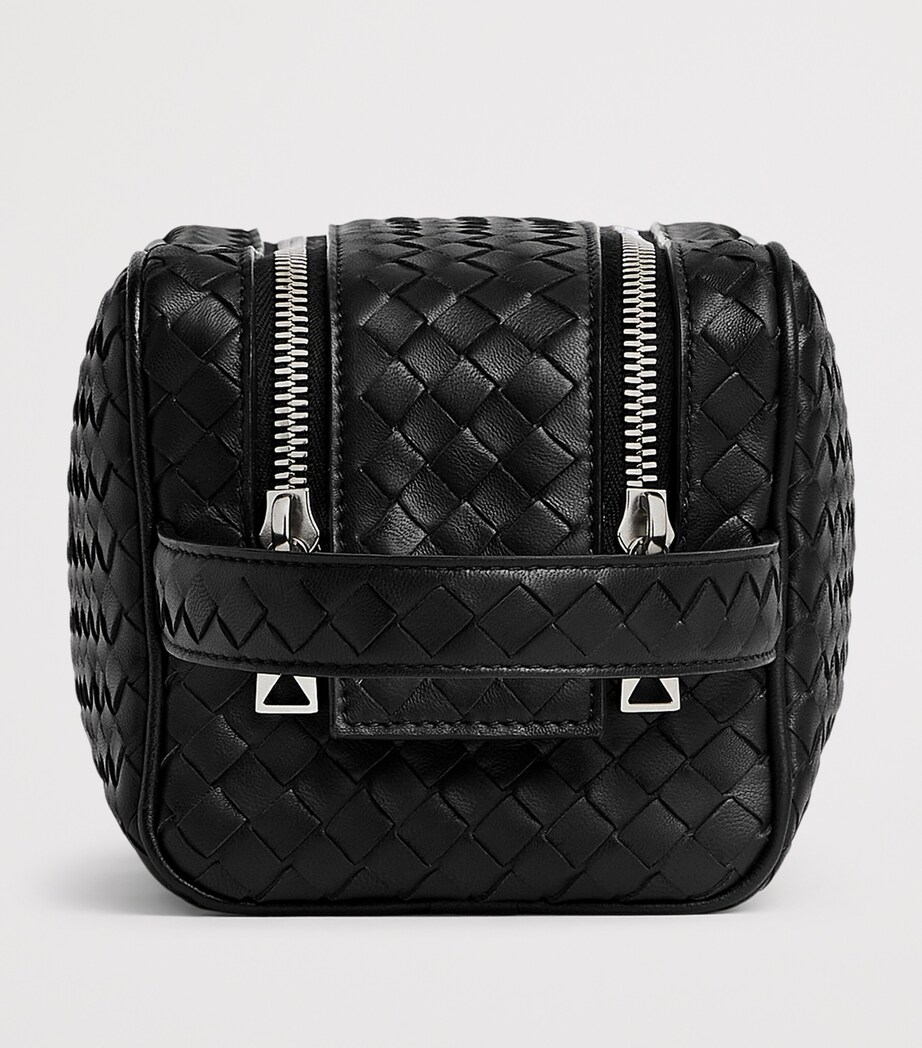 Bottega Veneta Leather Intrecciato Piccolo Travel Pouch Image 4