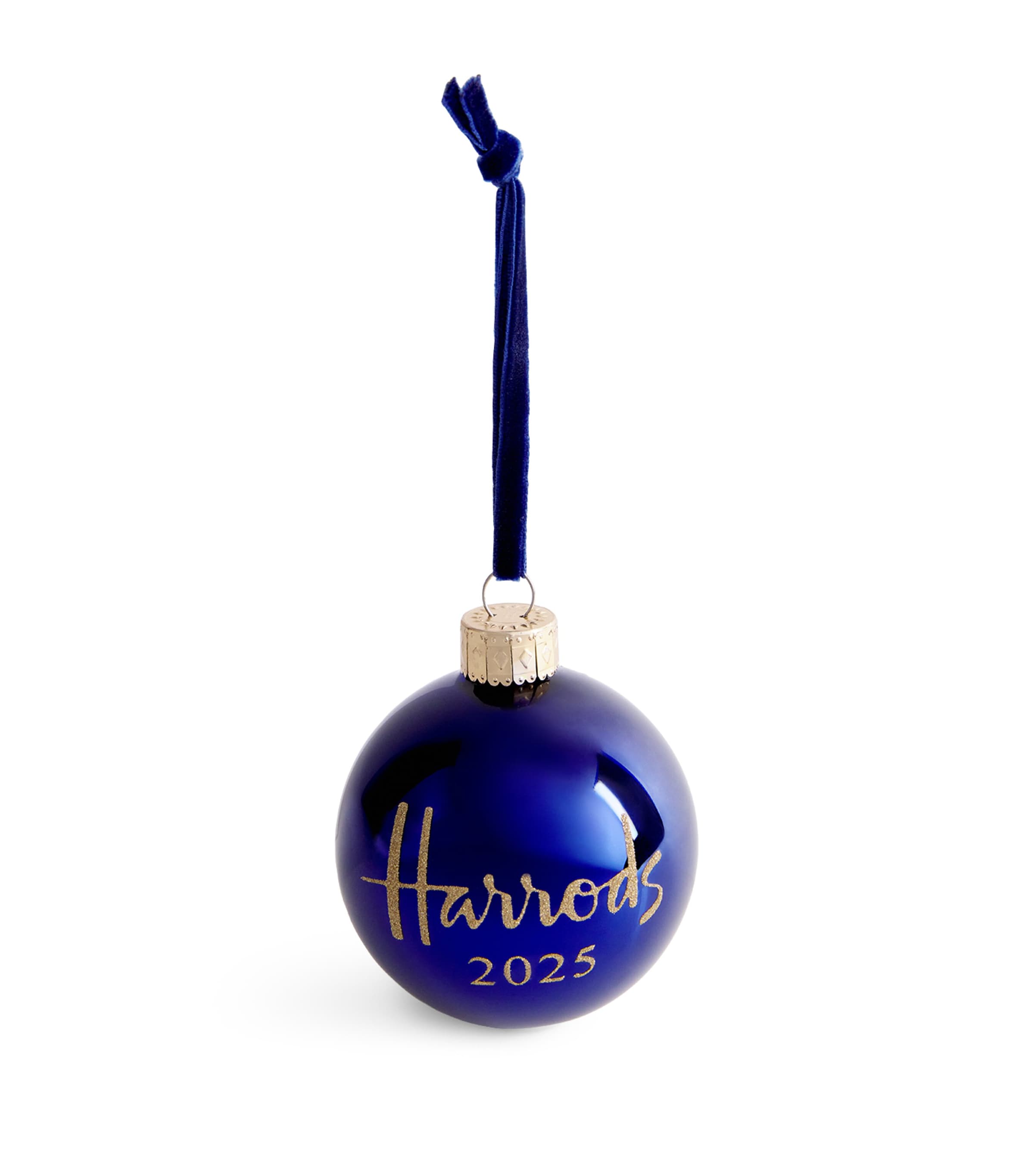 Harrods 2025 Year Bauble In Gold