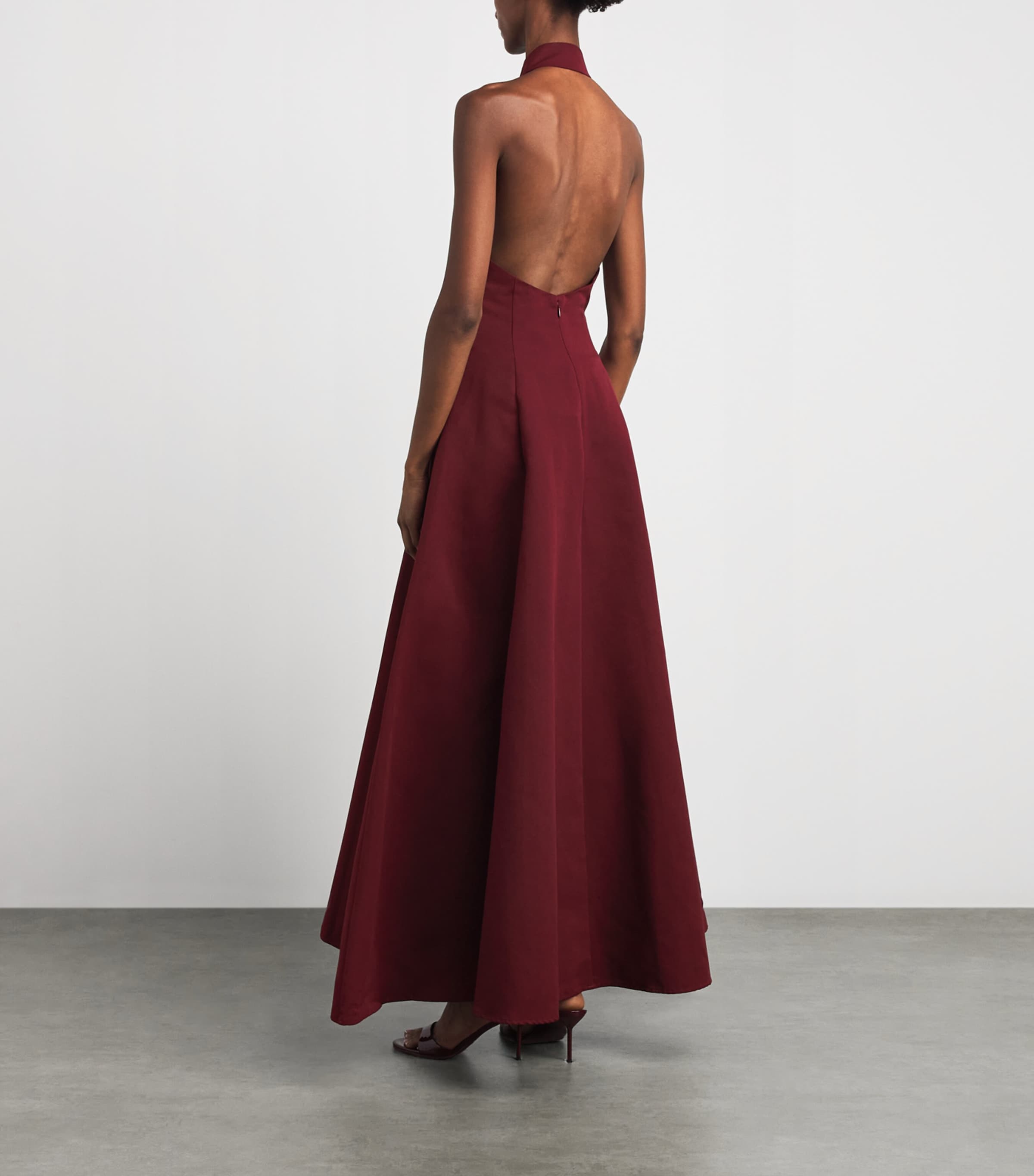 STAUD Womens Cotton-Blend Sleeveless Stella Maxi Dress Cmno Carmino Image 4