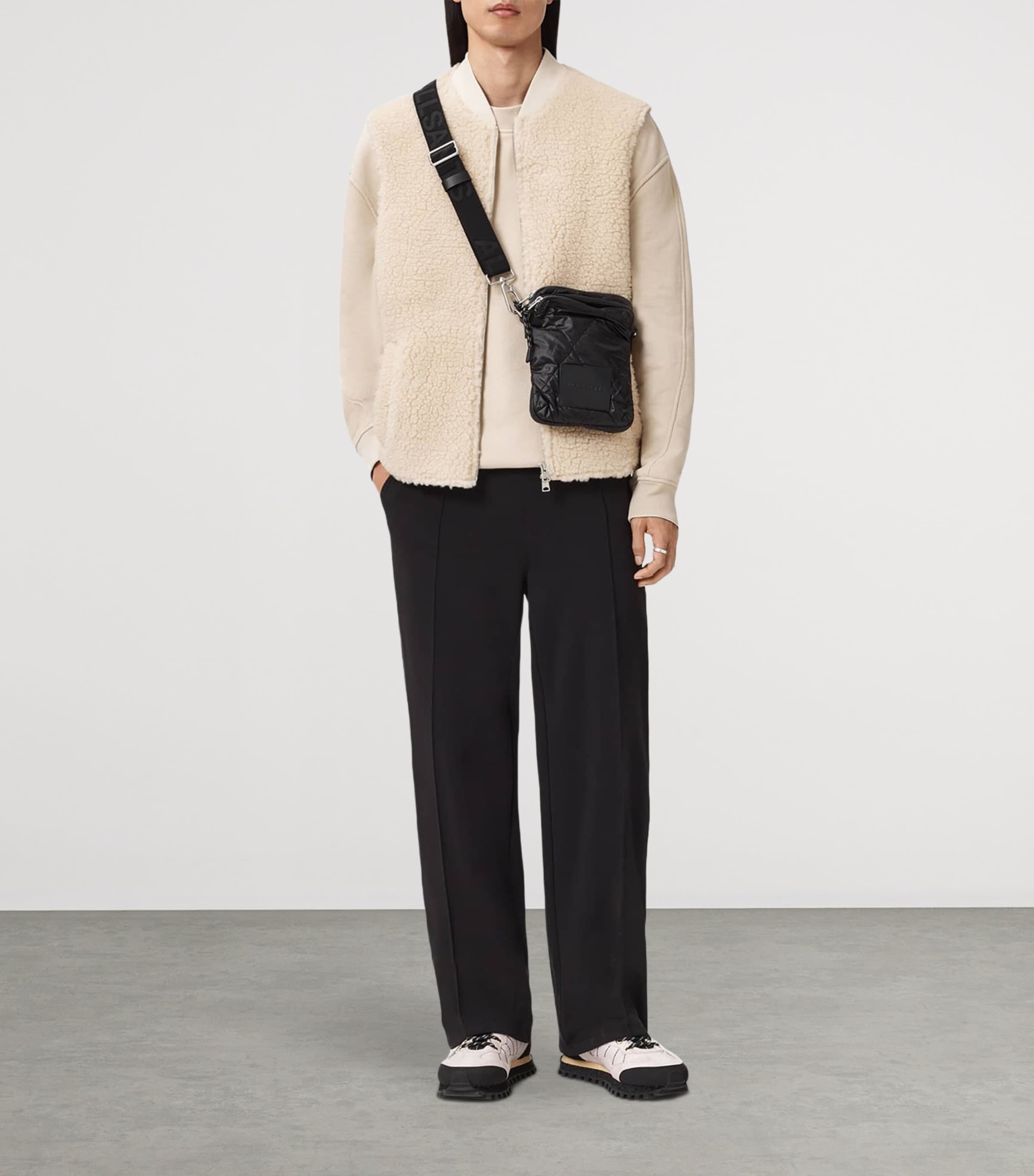 Sherpa Otis Gilet BONE WHITE Image 5