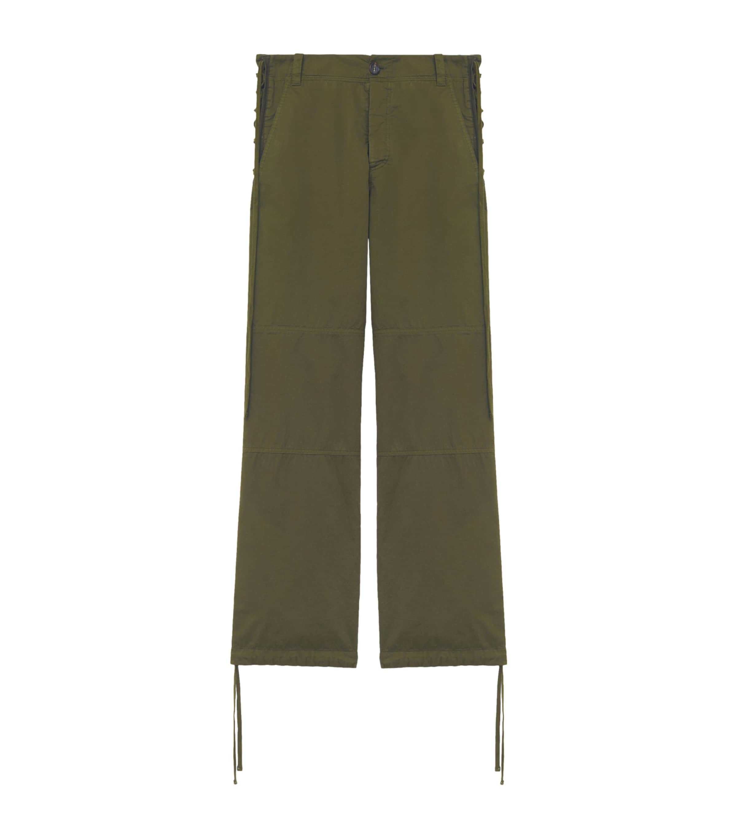 McQueen Mens Lace-Up Trousers Image 1