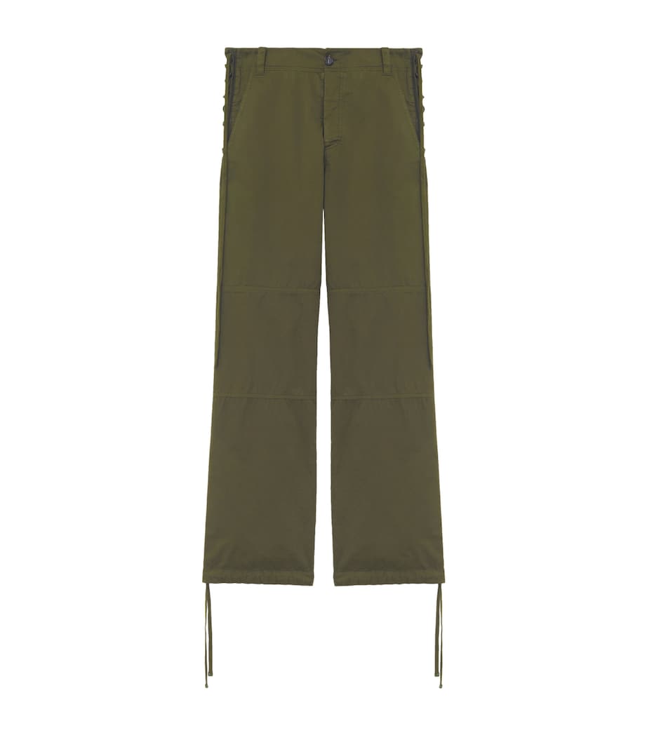McQueen Mens Lace-Up Trousers Image 1
