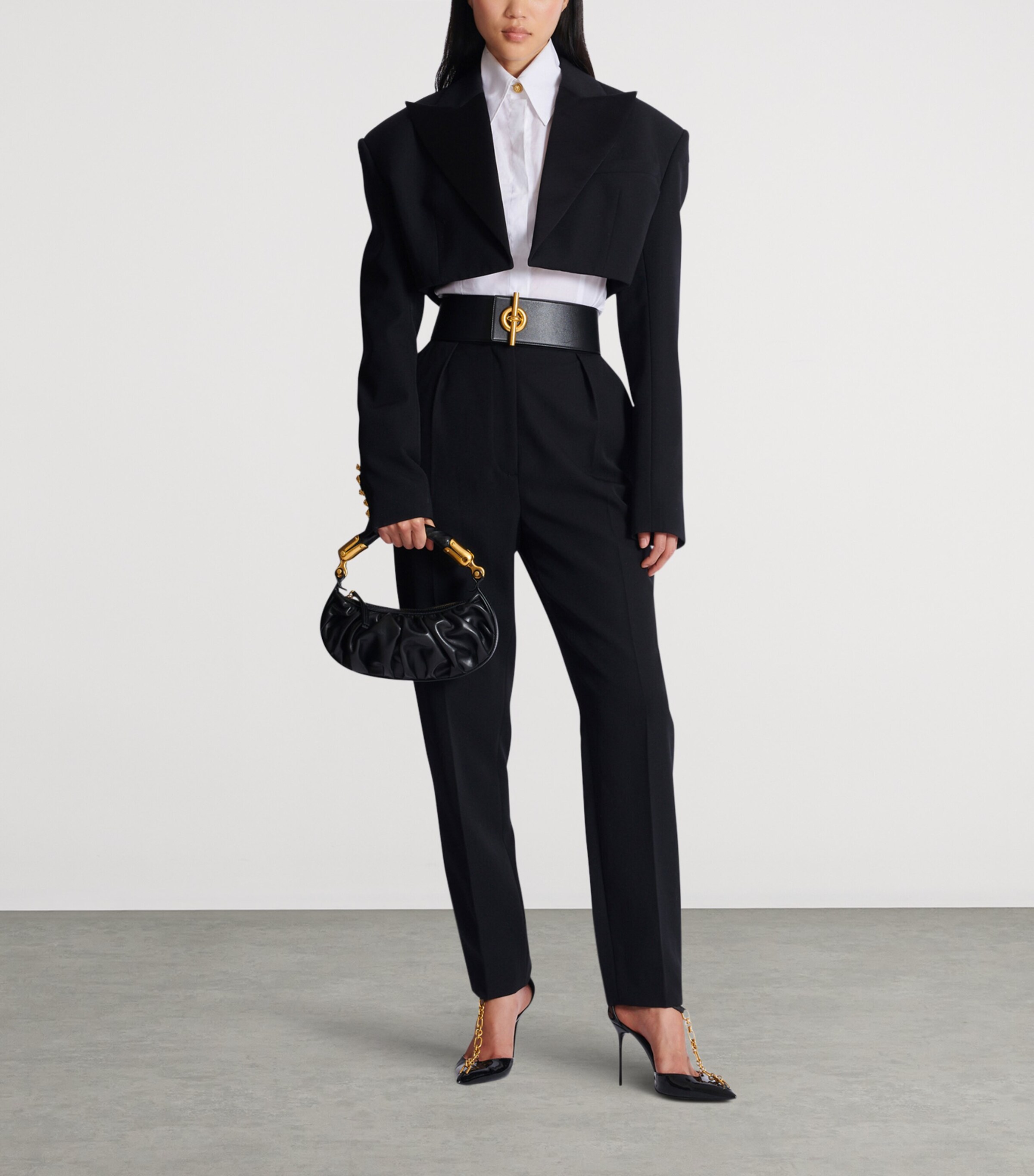 Cotton Poplin Shirt 0FB BLANC OPTIQUE Image 3