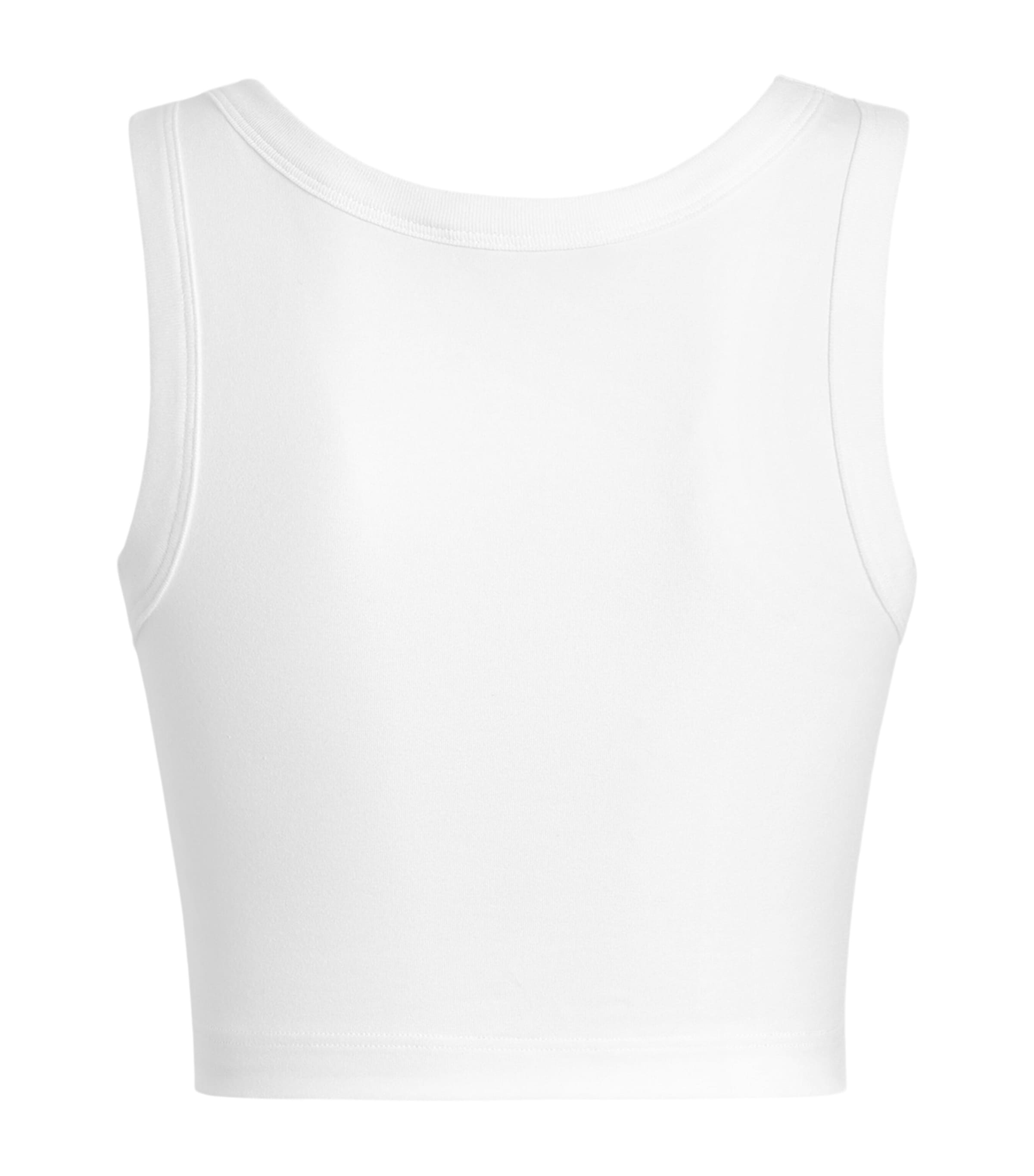 Dolce&Gabbana Womens Silk-Cotton Carretto Tank Top Ruote Carretto Image 2