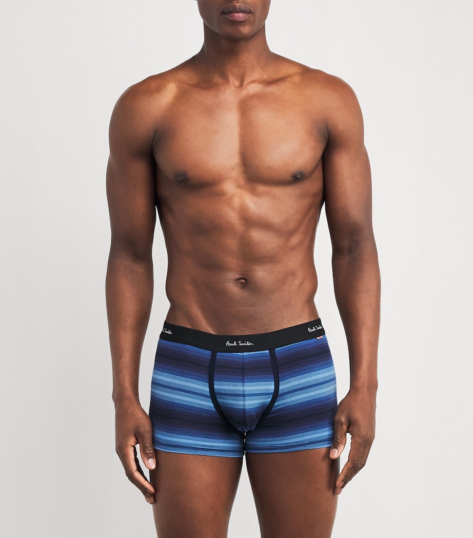 Organic Cotton Stripe Trunks 47 BLUE Image 2