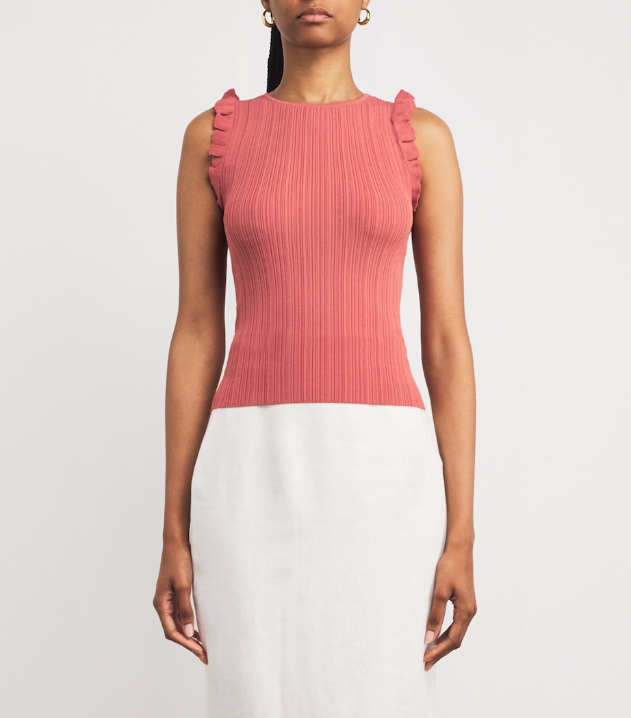 Crimini Tank Top DARK PINK Image 3