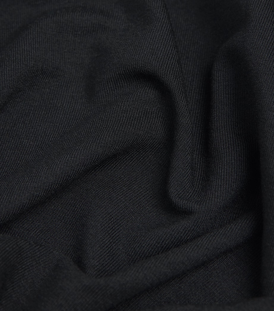 Modal-Blend Crew-Neck T-Shirt (Pack of 3) BLACK Image 5