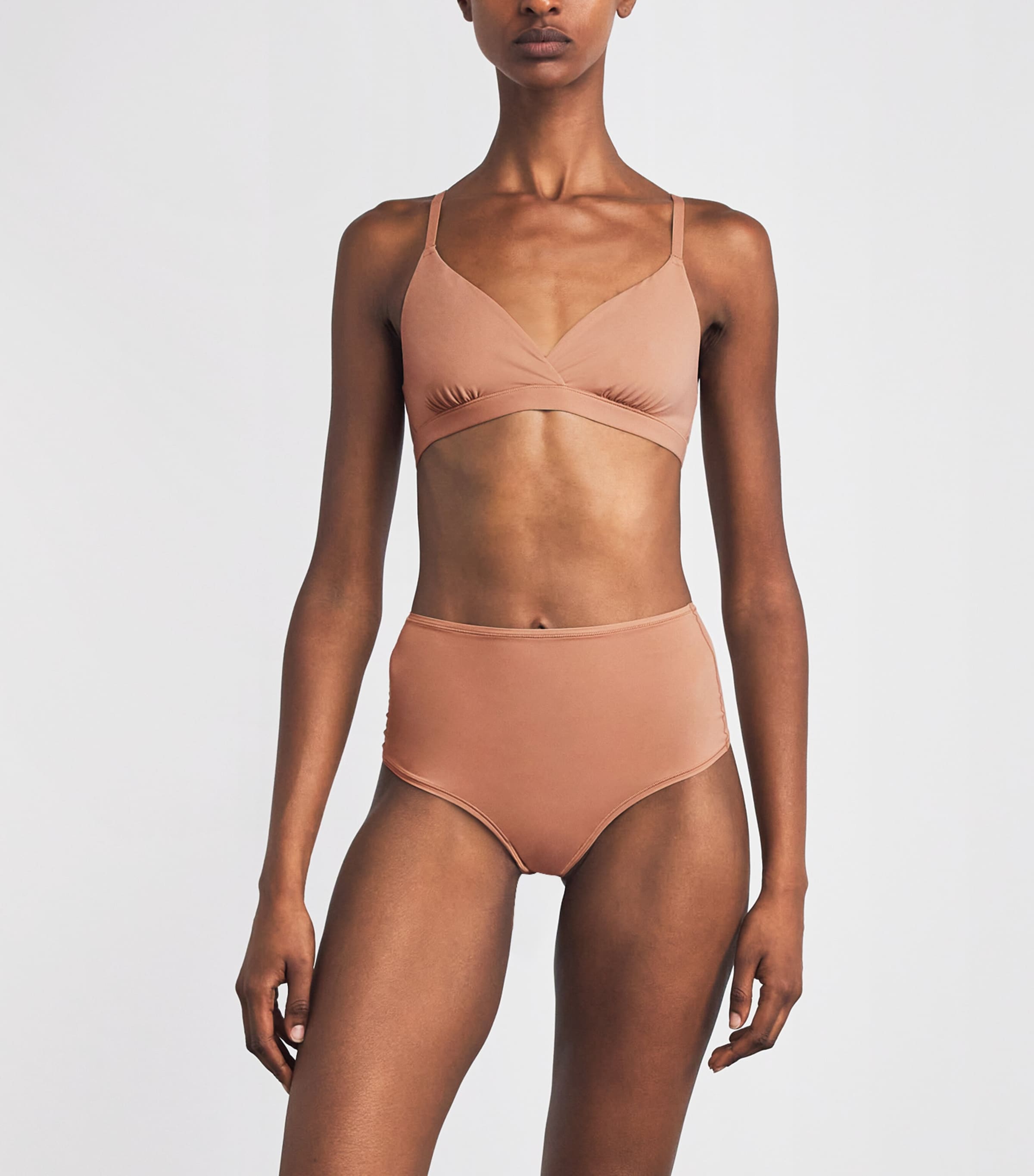 Skims Womens Fits Everybody Triangle Bralette Sienna Image 2