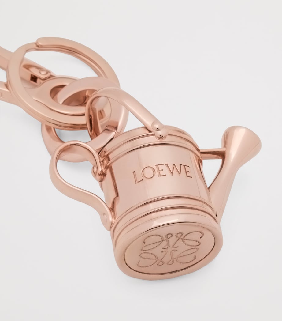 Watering Can Keyring PINK GOLD Image 3