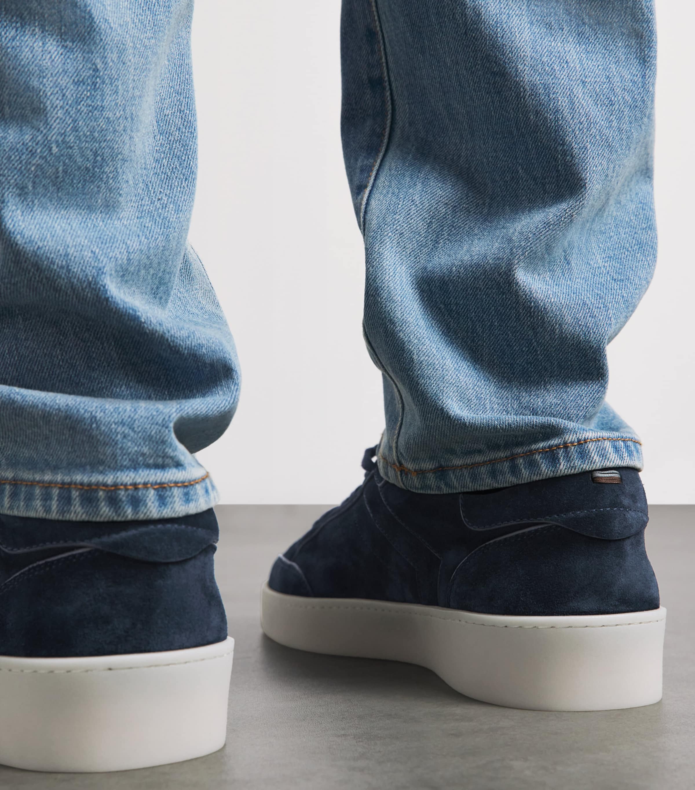 Canali Suede Nuvola Sneakers Image 4