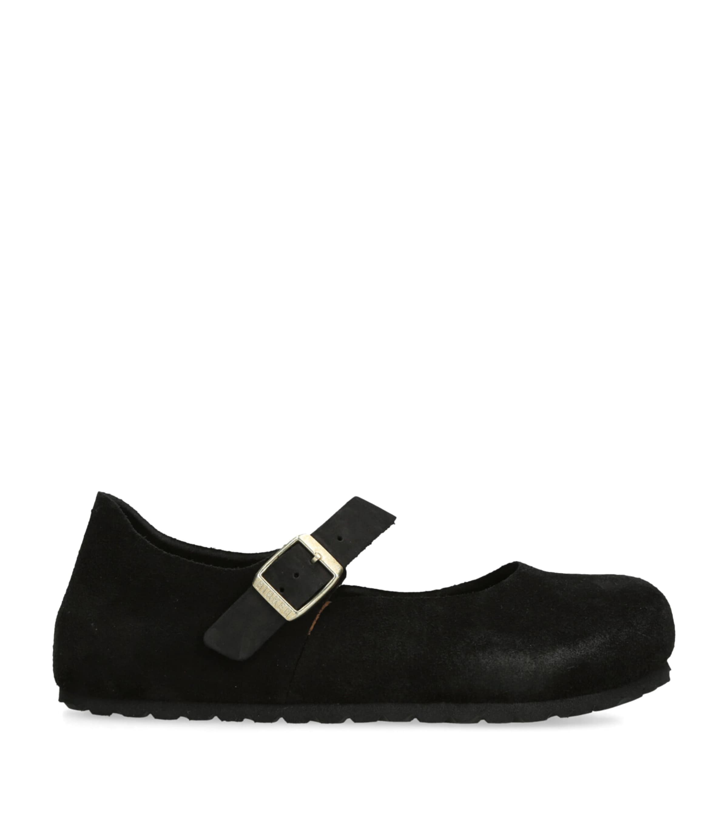 Birkenstock Suede Mantova Sandals Black Image 1