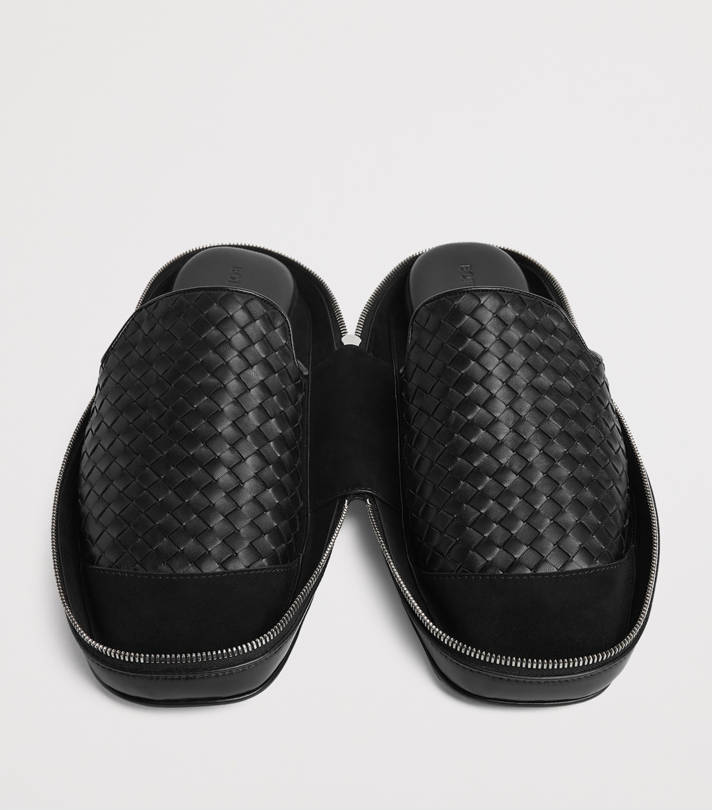 Bottega Veneta Lambskin Palazzo Slippers and Travel Case Image 4