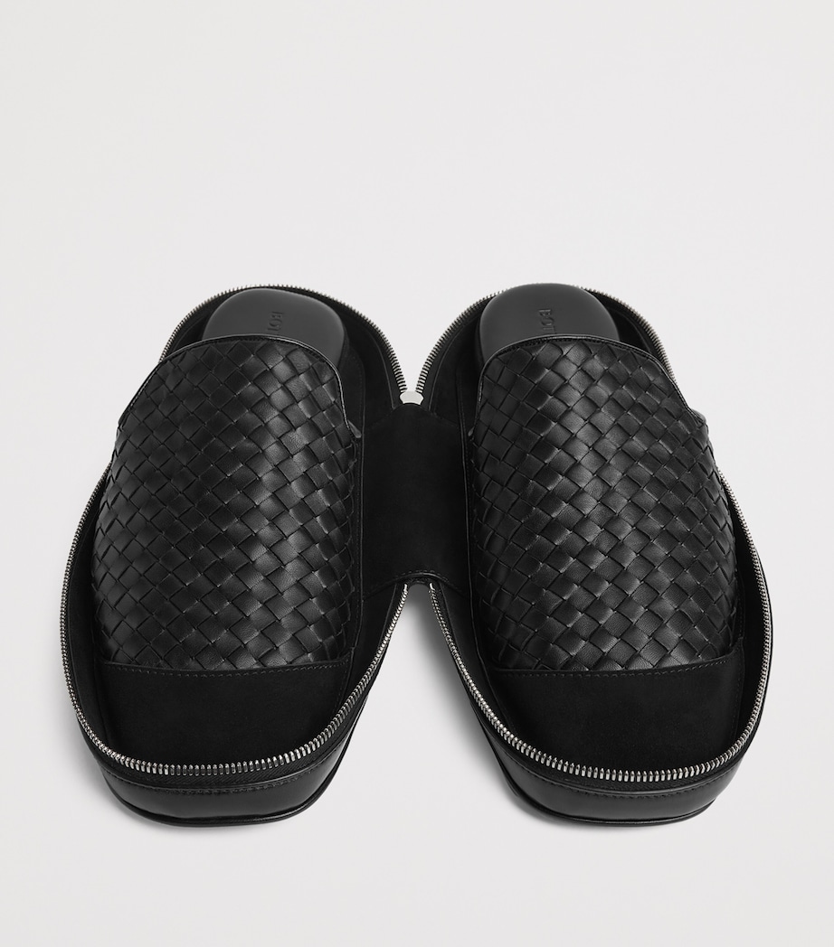 Bottega Veneta Lambskin Palazzo Slippers and Travel Case Image 4