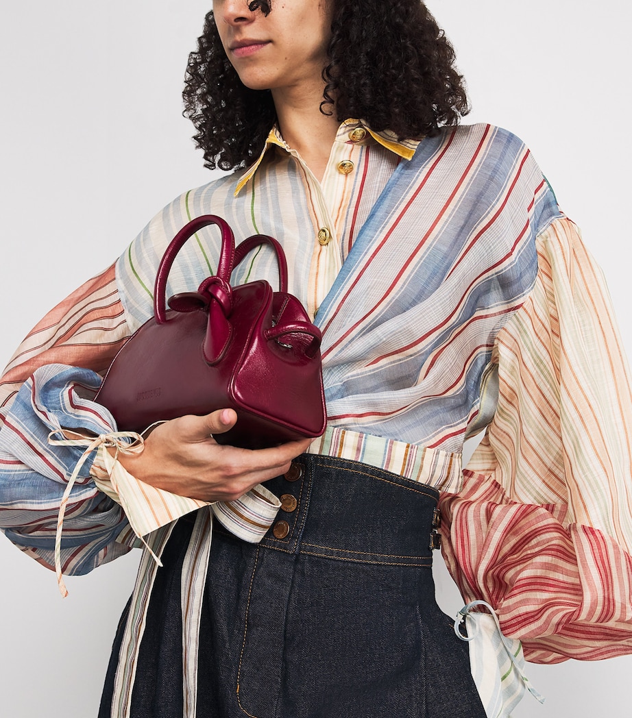 Linen-Silk Rebellion Blouse SPSTR SPLICD STRIPES Image 6