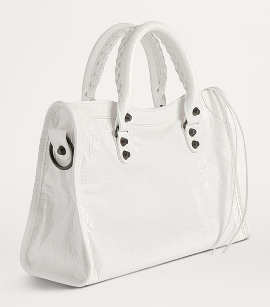Balenciaga Small Lambskin Le City Top-Handle Bag Image 7