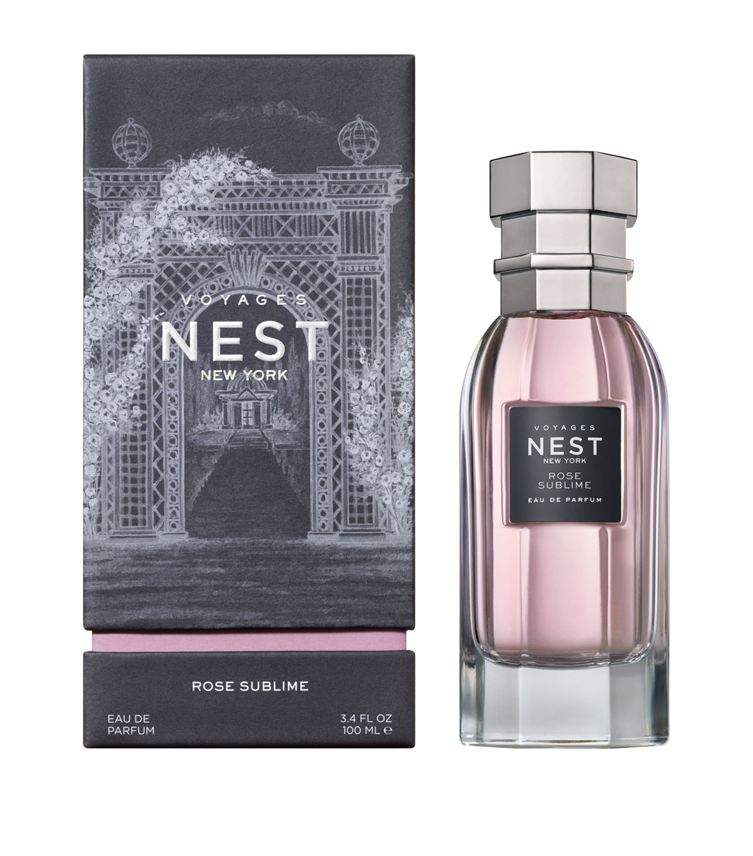 NEST New York VOYAGES Rose Sublime Eau de Parfum (100ml) | Perfume | Womens Perfume | Mens Aftershave | Unisex Perfumes | Beauty Exclusives | Designers | NEST New York