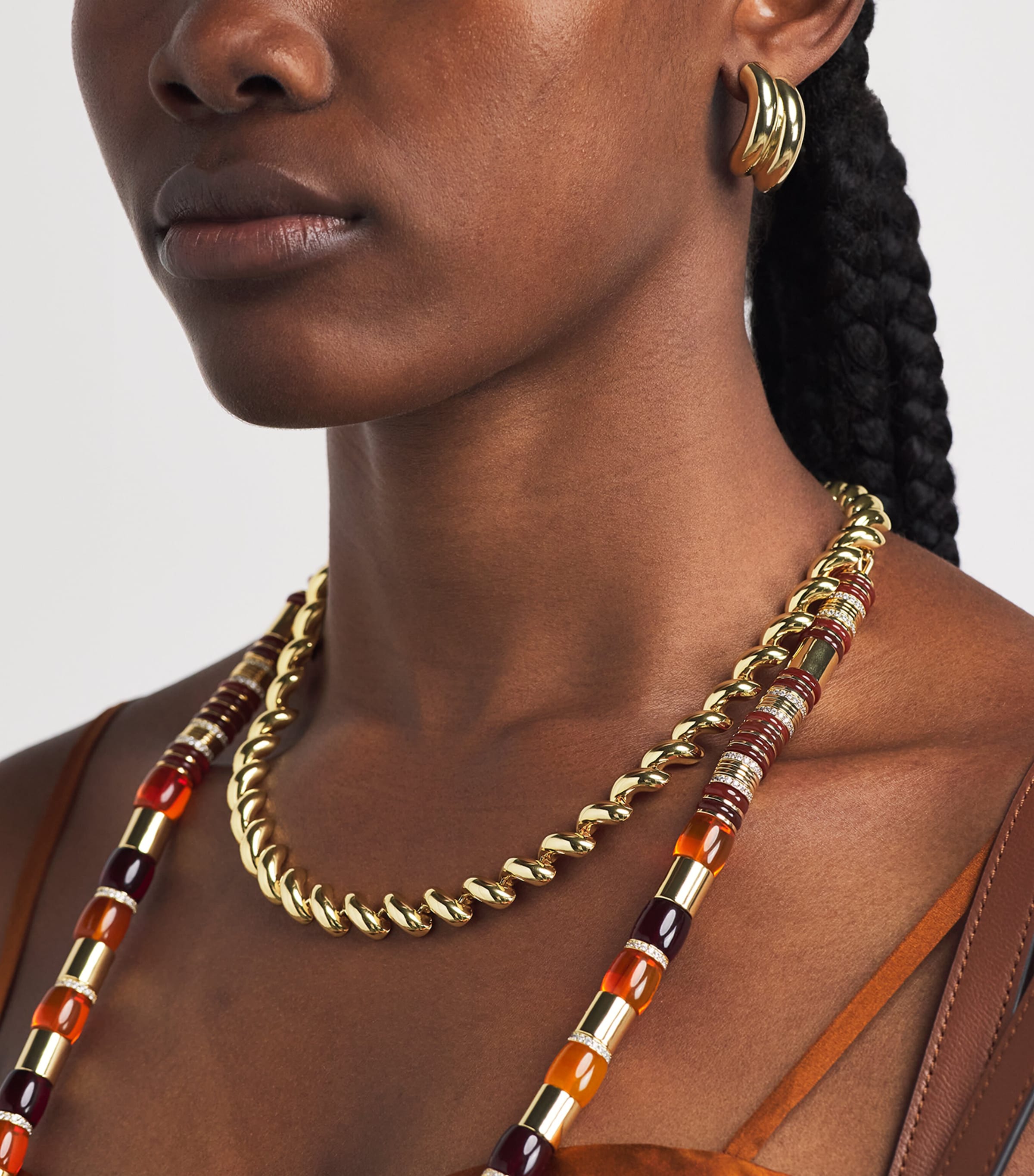 Eddie Borgo Gold-Plated Torsade Chain Necklace Gold Image 4