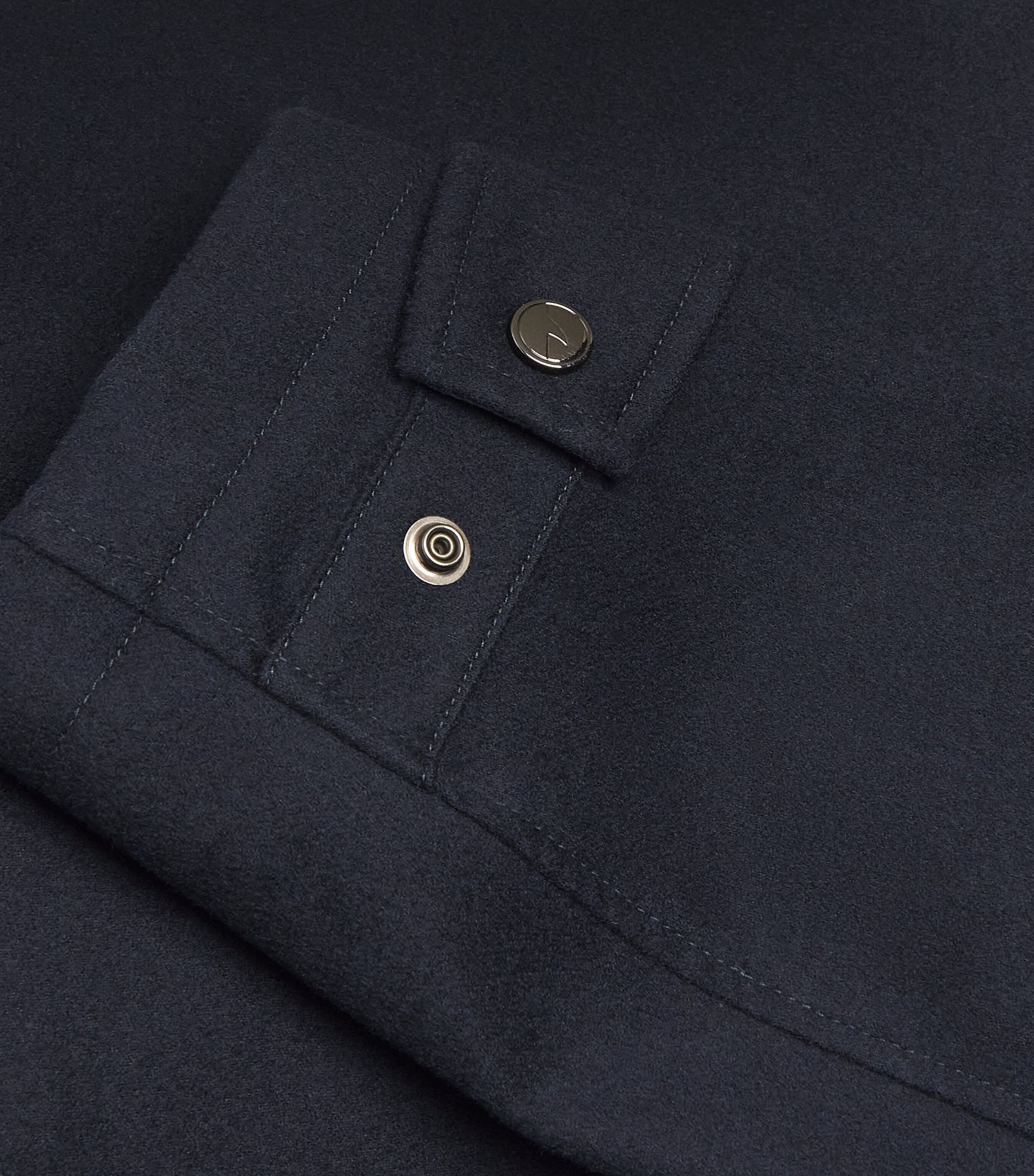 Cashmere Green Storm System Reversible Car Coat 13BLUE Image 5