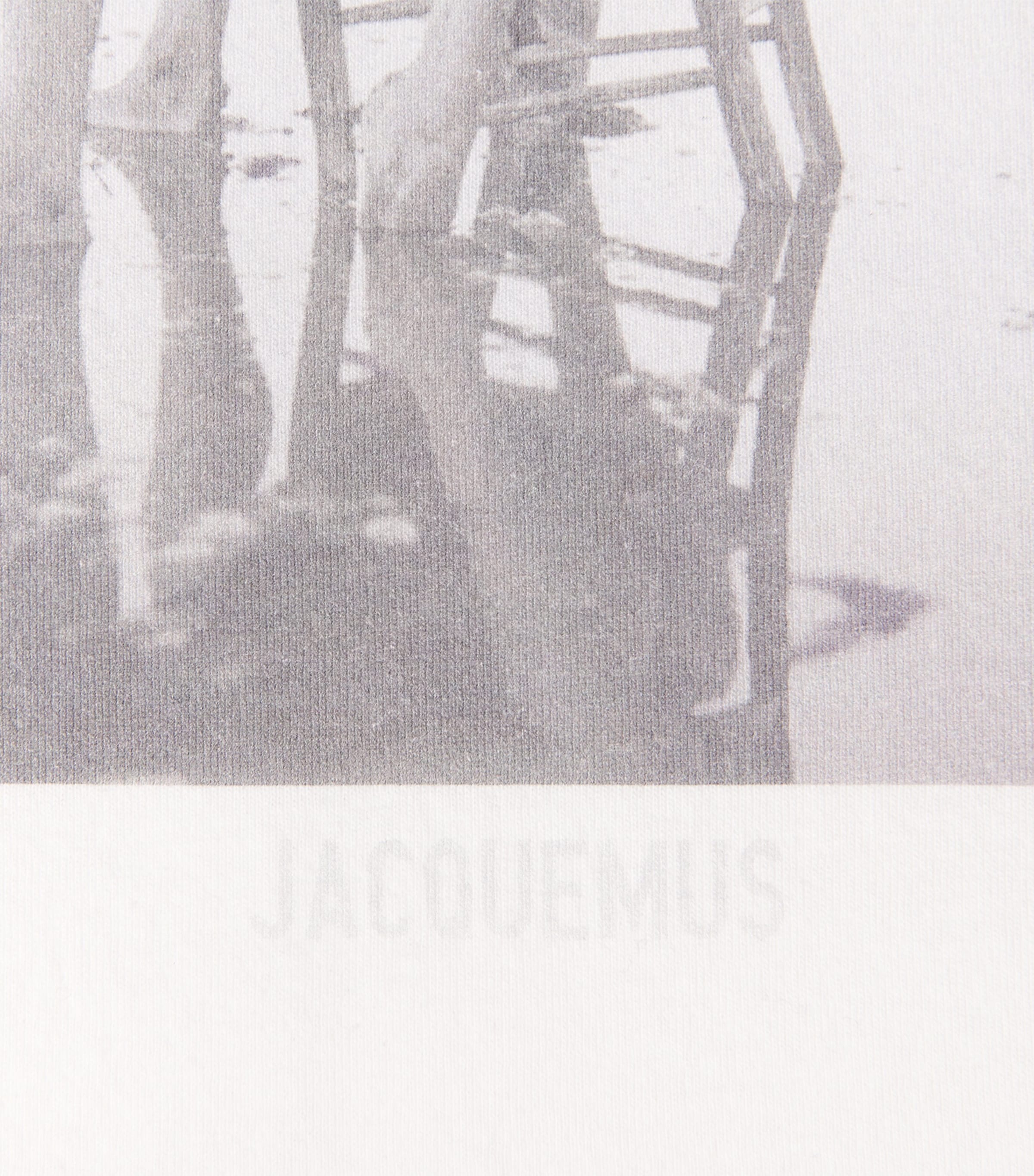 Jacquemus Mens Cotton Campagne T-Shirt Opt Wht/prnt Plg Image 6