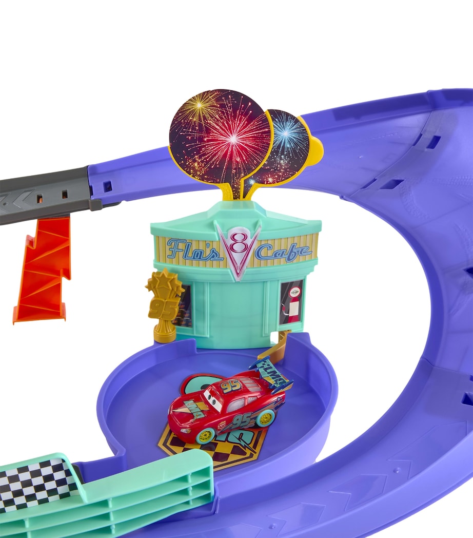Disney Disney and Pixar Cars Race to Celebrate Lightning McQueen Celebration Raceway Playset Image 5