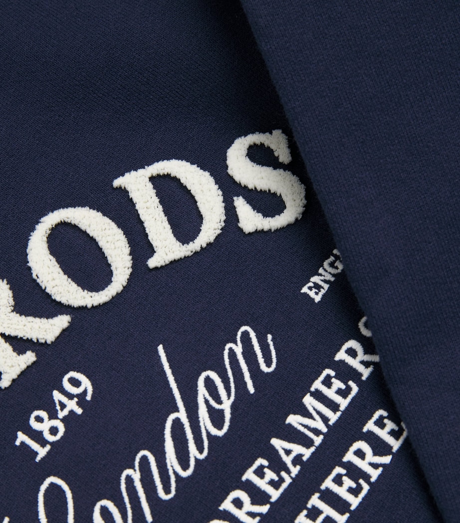 Cotton Logo Sweatshirt (2-8 Years) NAVY Image 4