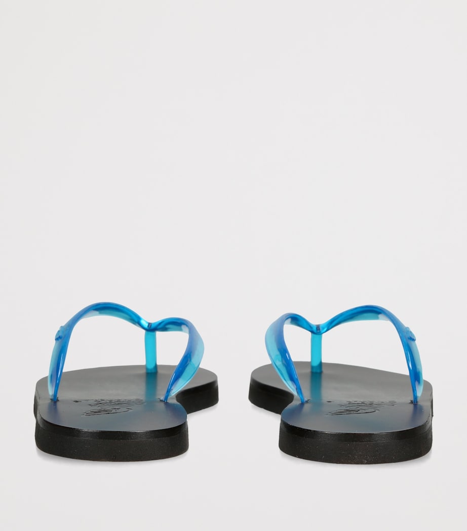Ancient Greek Sandals Saionara Jelly Flip Flops Blue Other Image 2