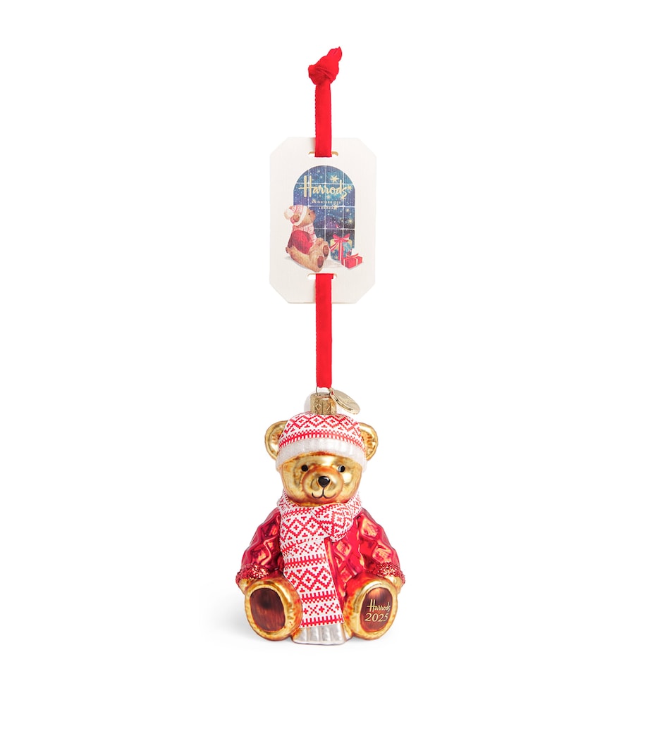 Christmas Bear Tree Decoration MULTI Image 1