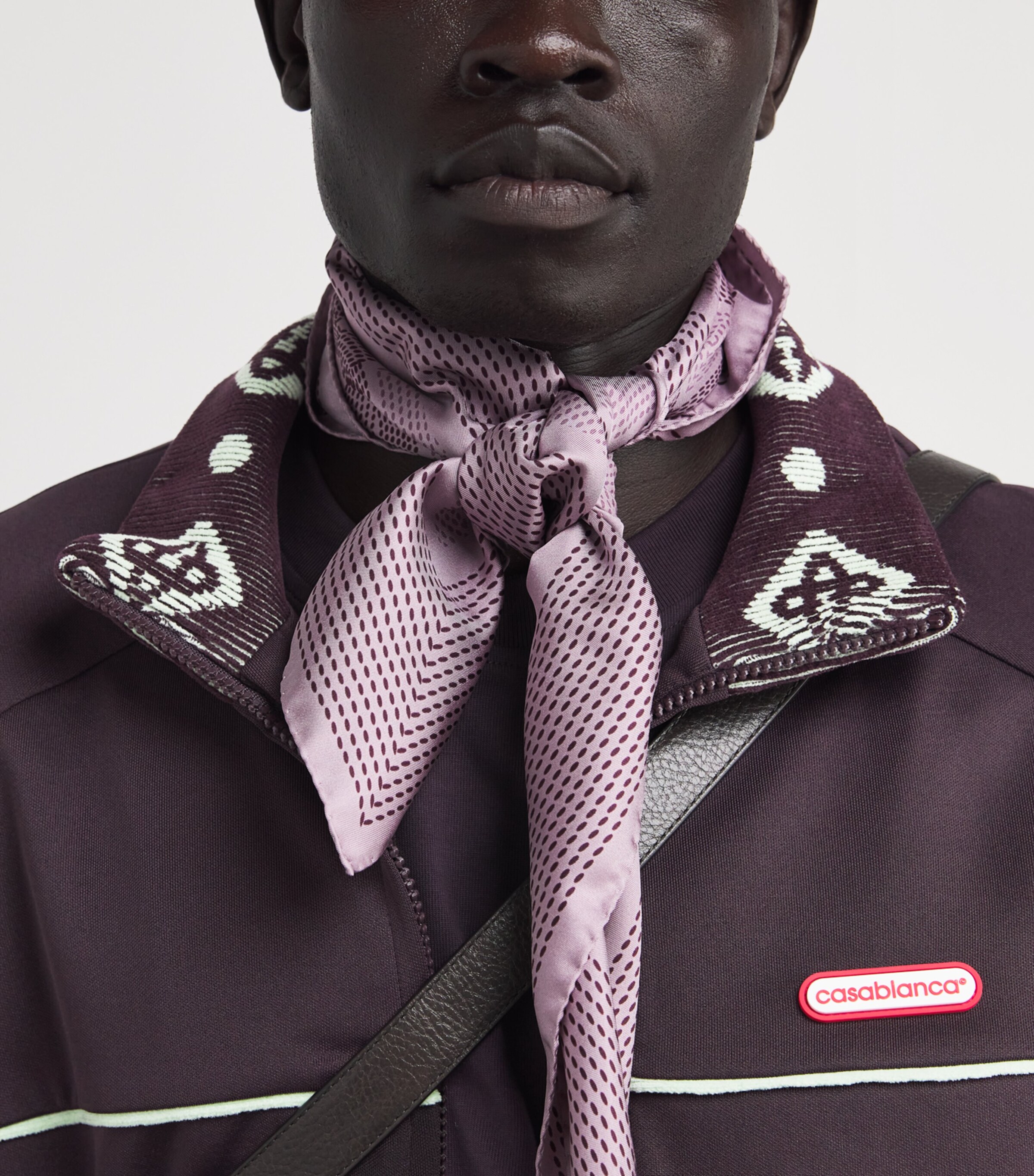 Logo Track Jacket AUBERGINE Image 6