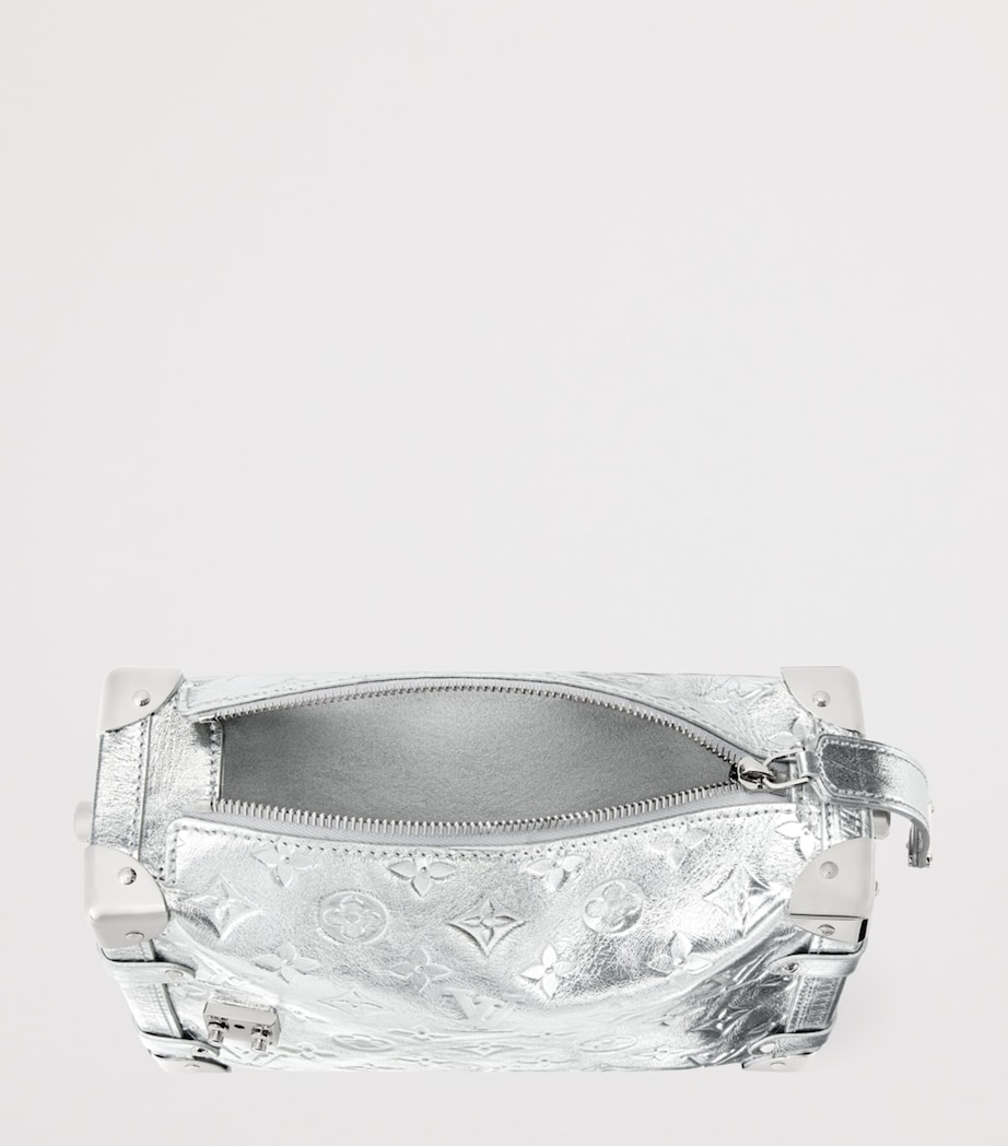 Leather Side Trunk MM Shoulder Bag SILVER Image 5