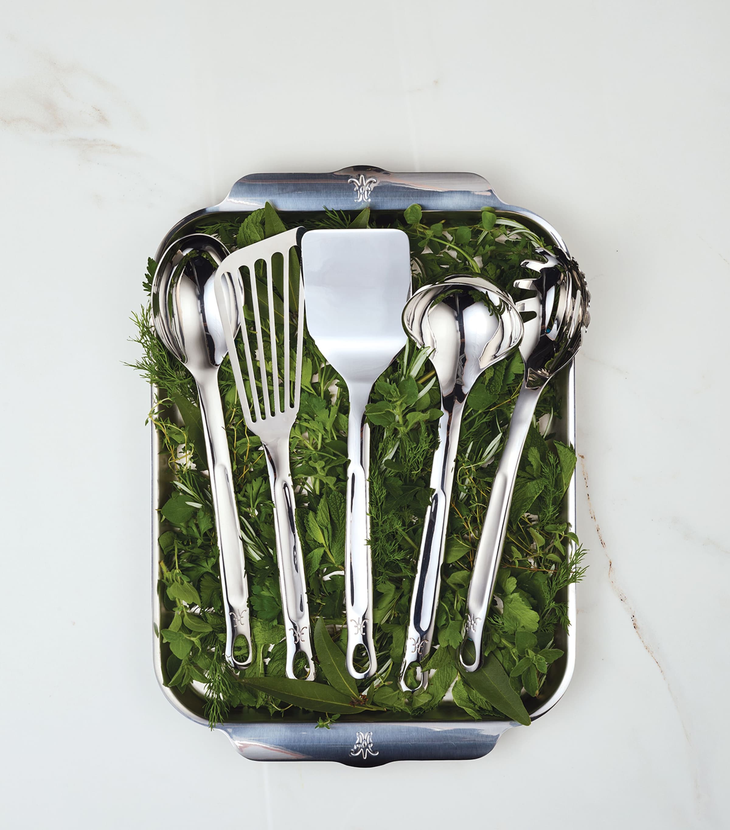 Hestan 5-Piece Provisions Utensils Set Silver Image 2