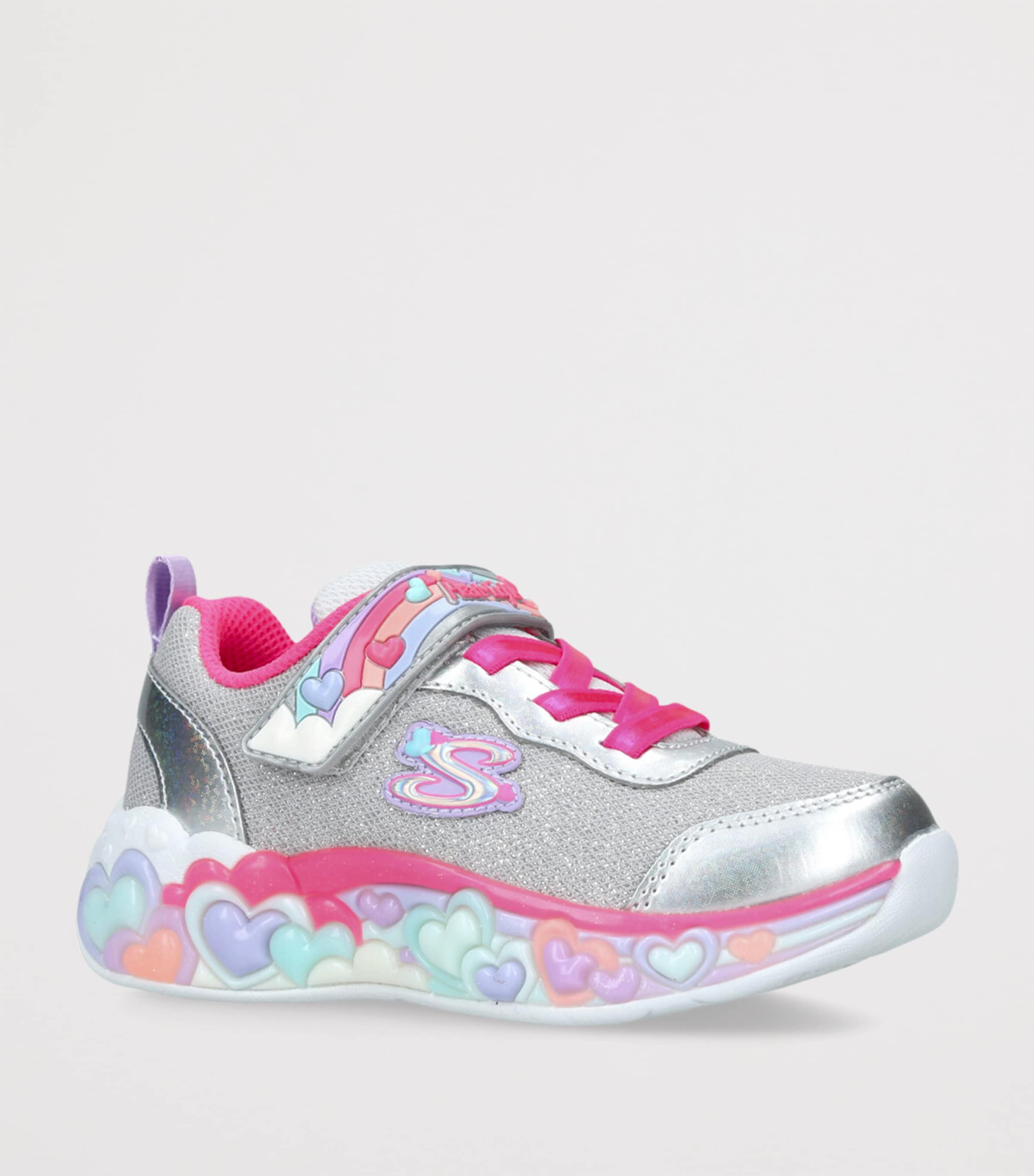 Ton of Hearts Sneakers SILVER COM Image 3