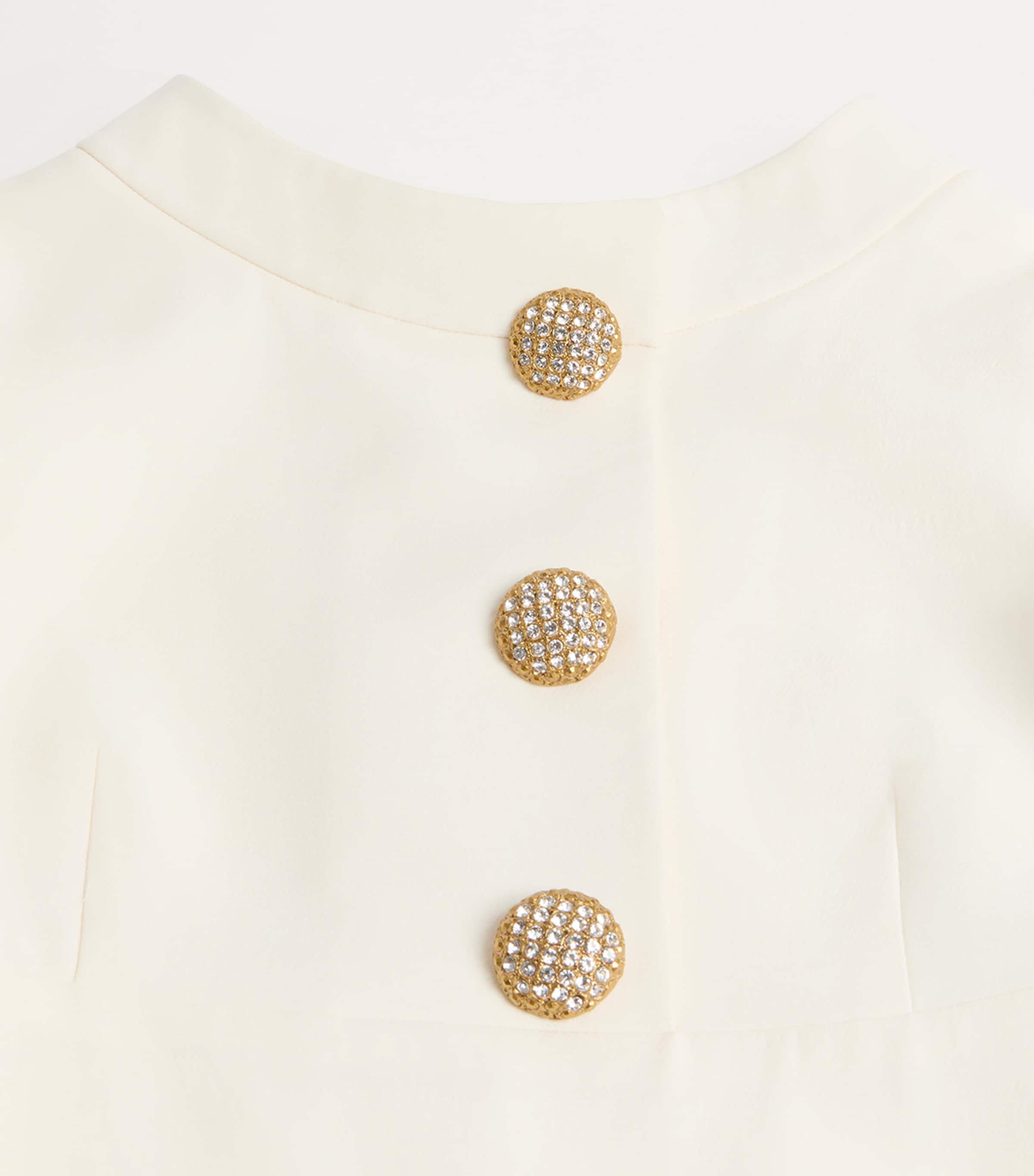 Virgin Wool-Silk Midi Dress A03 Image 9