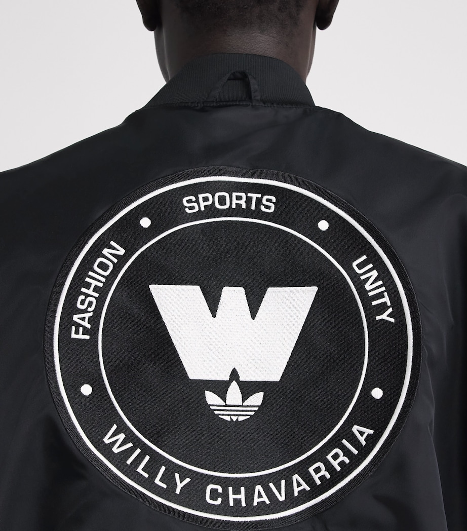 Willy Chavarria Mens x adidas Originals Padded Vest Black Image 3