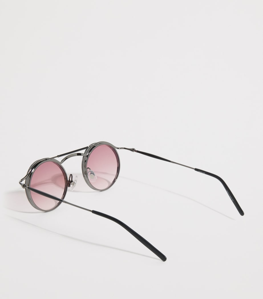 Matsuda 2903H Cross-Bar Sunglasses Ruthenium Pink Image 5