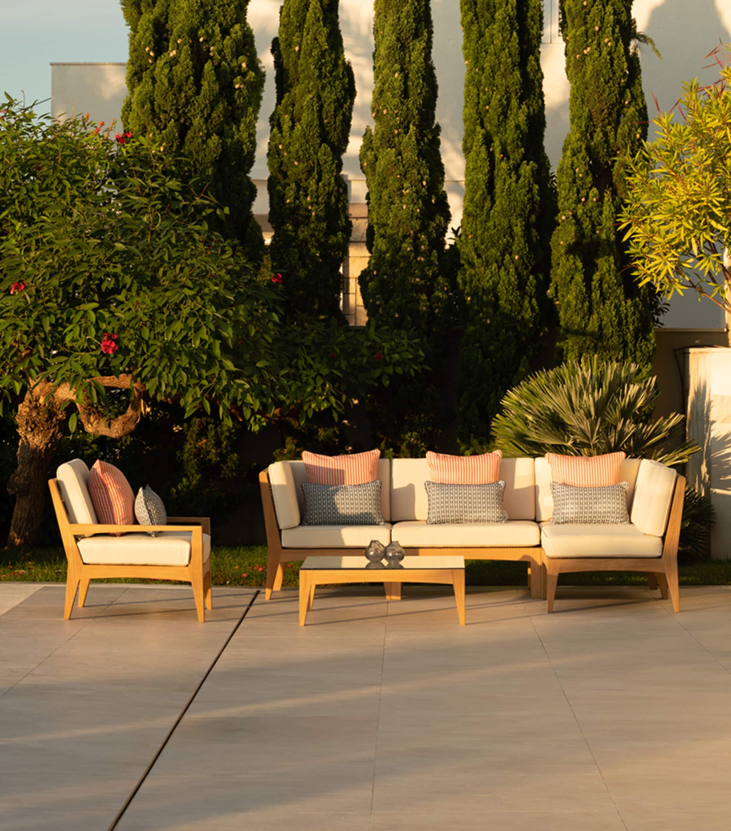 Indian Ocean Cove Modular Outdoor Centre Lounge Chair Taupe Image 3