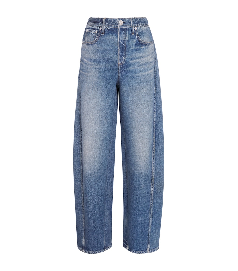 Rag & Bone Womens Miramar Mallow Wide-Leg Sweatpants Sutton Image 1