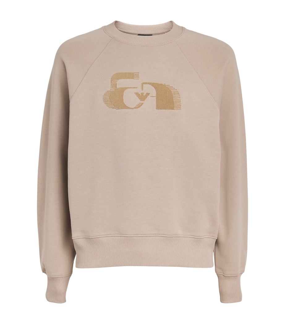 Emporio Armani Mens Cotton Logo Sweatshirt Image 1