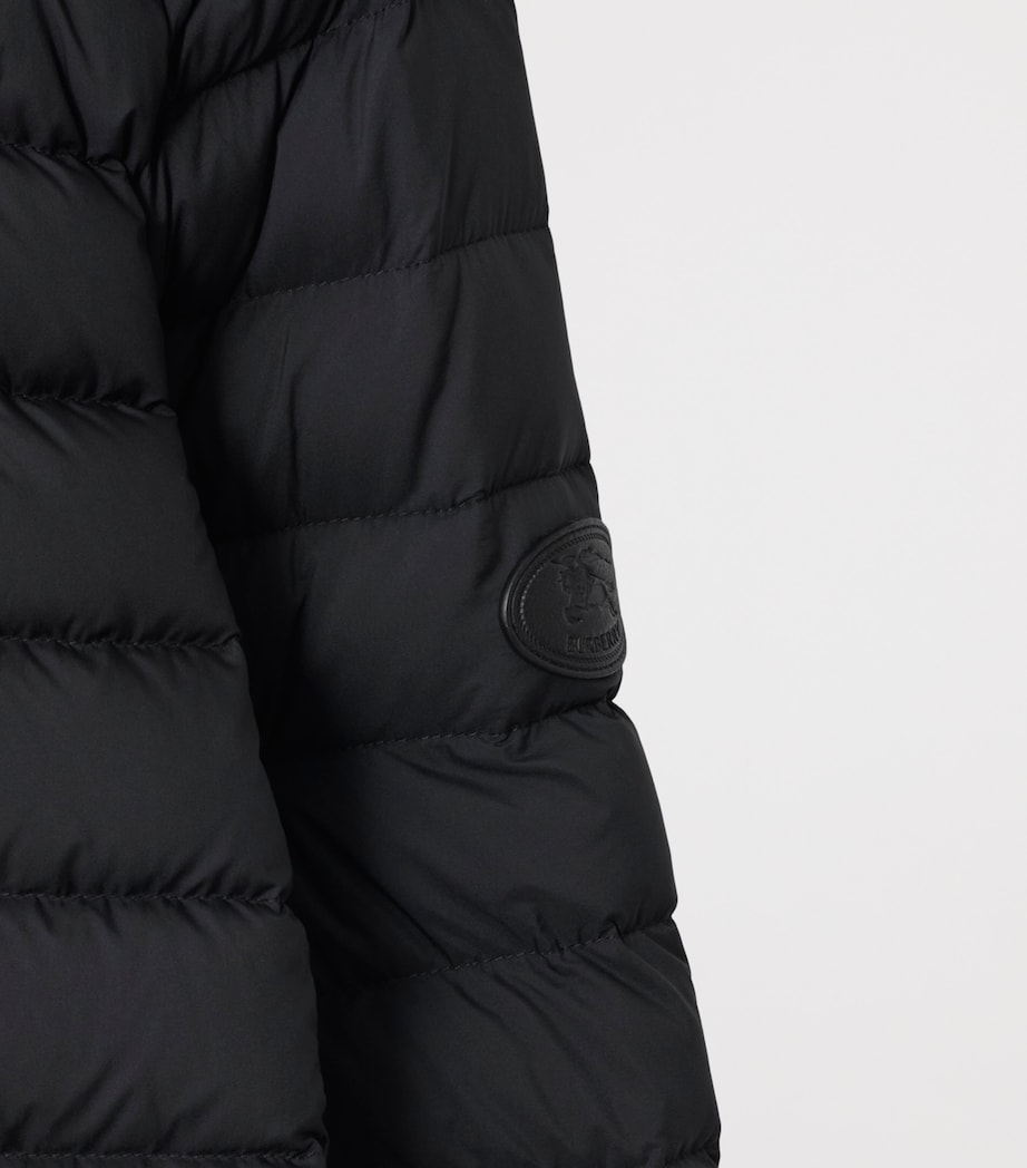 Quilted Puffer Jacket BLACK Image 5