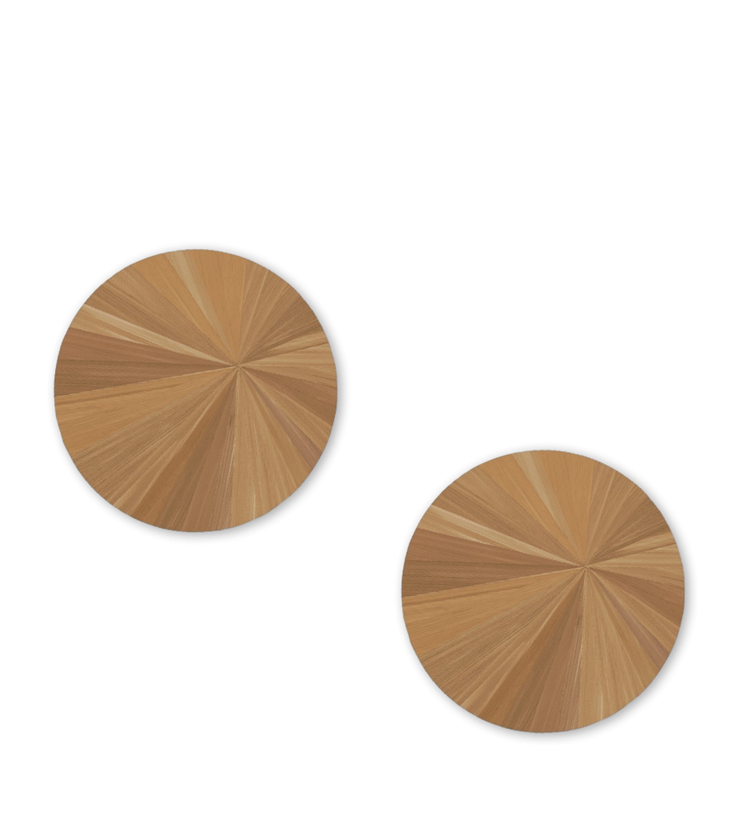 Hestia Set of 2 Soleil Round Coasters Bronze Image 1
