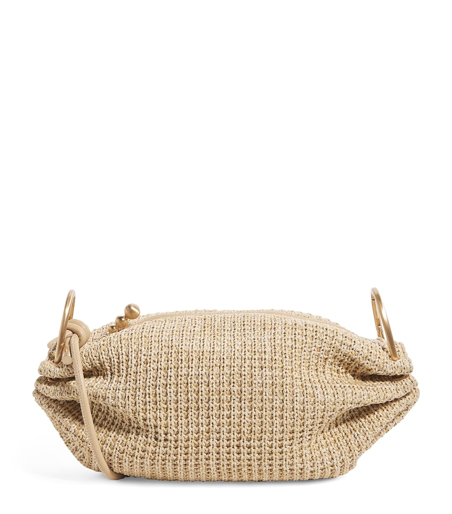 Raffia Cinch Cross-Body Bag NATURAL Image 1